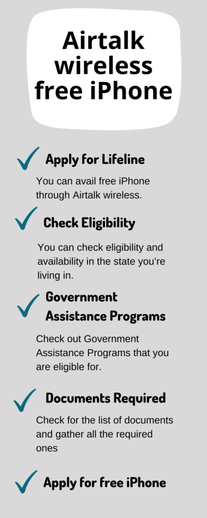 Airtalk wireless free iPhone procedure